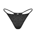thumbnail image 1 of Strings Aguichant pour Femmes, Culottes en Coton, Tangas T-back, Taille Basse, Hipster, sous-Vêtements, 1 of 3