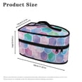 thumbnail image 6 of HELLHERO Protective Case Ironing Machine Storage Bag Mermaid Scale Art Handle Lightweight Lightweight Travel Iron Organizer, Case Only, 6 of 6