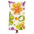 thumbnail image 5 of Riecok Beach Towels Oversized Microfiber Fashion Party Summer Sand-Free Beach Towel Quick Drying Lightweight Soft Colorful for Travel Camping Beach Vacation White Free Size, 5 of 5