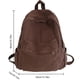 thumbnail image 3 of Mochila Casual Mochila de Viaje Lona Vintage para Laptop Libro Marrón, 3 of 5