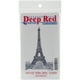 Deep Red Accrocher Timbre 2" X 3"-Vintage Paris Eiffel Tour – image 1 sur 3