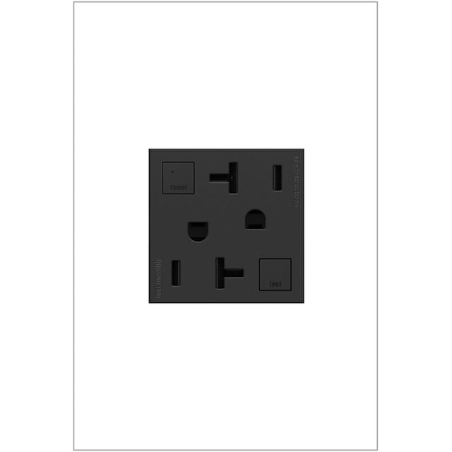 Legrand Adorne AGFTR2202G4 20A GFCI Tamper Resistant Outlet Graphite Finish