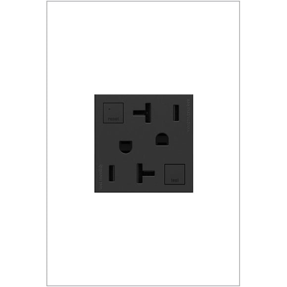 Legrand Adorne AGFTR2202G4 20A GFCI Tamper Resistant Outlet Graphite Finish