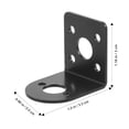 thumbnail image 2 of WEUVEB Motor Mounting Holder Motor Bracket Mounting Seat Steel 2Pcs, 2 of 6
