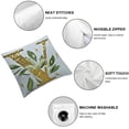 thumbnail image 6 of nygtbtfer Throw Pillow Covers Pillow Case Pillow Covers Plant Alphabet Initial Letter Throw Pillow Covers Cushion Case Spring Home Decorative for Couch Bed Sofa Living Room White, 6 of 7