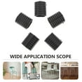 thumbnail image 3 of Soimiss 50pcs Round U Shape Chair Caps Replacement Black Plastic Furniture Levelers Pads, 3 of 8