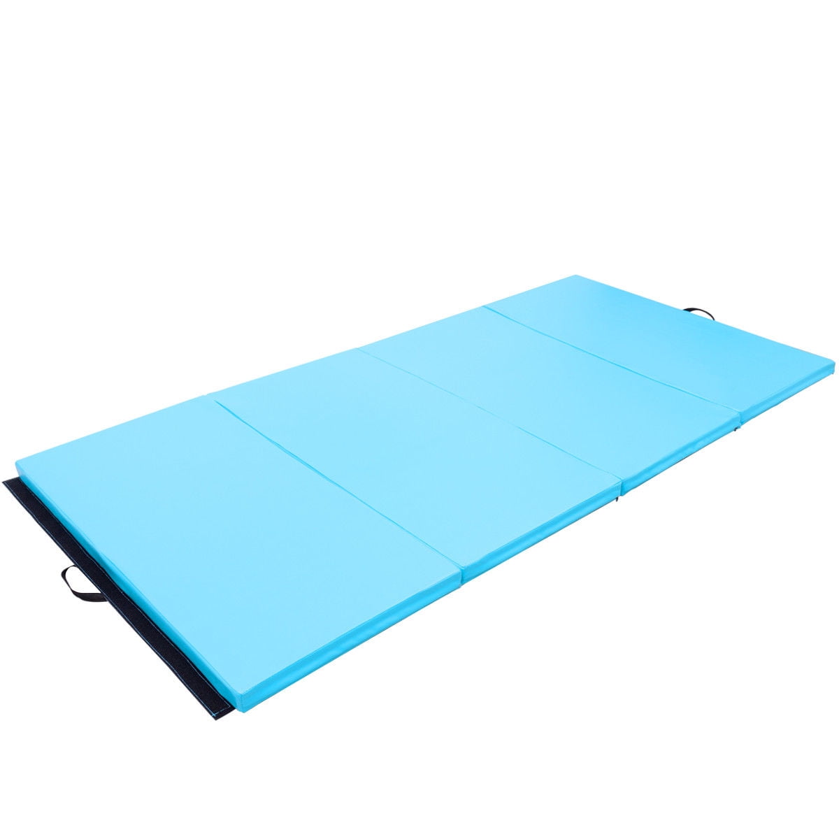 Gymax 4 Ft. x 8 Ft. x 2 In., Gymnastics Mat Thick Folding Panel