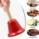 thumbnail image 4 of Campana de llamada de mano fuerte con mango de madera, cascabeles navideños, 4 of 5