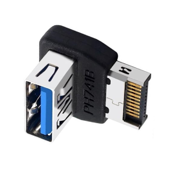 USB3.1 Type E Connector 90 Degree Angled Elbow Converter Cable Splitter