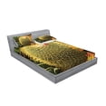 thumbnail image 2 of Ambesonne Flower Fitted Sheet & Pillow Sham Set, Cactus Plant with Spikes, Queen, Green and Pink, 2 of 2