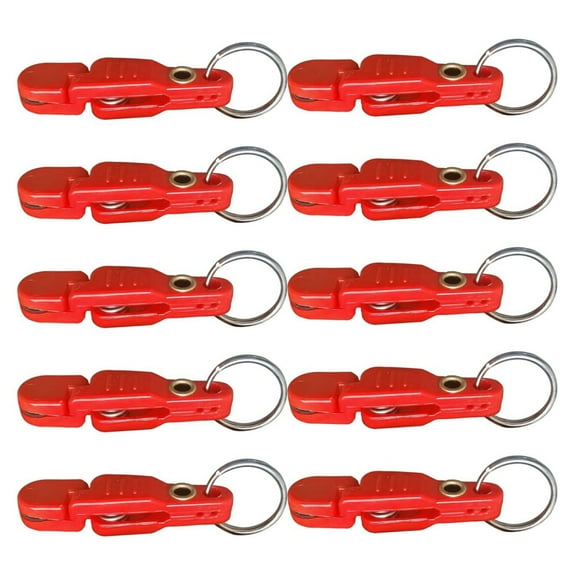 10pcs Release Clip Planer Board Downrigger Trolling weight Clip Ship Red TAPDRA Accessory Part