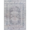 thumbnail image 3 of Mark&Day Washable Rugs, 9x12 McCordsville Traditional Slate Area Rug, Blue Grey Carpet for Living Room, Bedroom or Kitchen (9'3" x 12', Machine Washable), 3 of 10