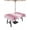 Pink, variant on Square Outdoor Tablecloth with Umbrella Hole Gray Vertical Stripes Outside Table Cloth Waterproof Patio Table Cover Retro Simple Neutral Abstract Lines Zipper Tablecloths for Picnic 60x60 Inch