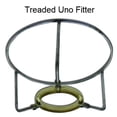 thumbnail image 2 of Eggshell Linen 12 Inch Flared Drum Lampshade with Uno Fitter, 2 of 4