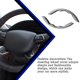 thumbnail image 4 of Embellecedor de marco para volante de coche, pegatina de decoración para camión y automóvil, Kit Interior antideslizante Universal, rojo de Automoción decorativa y accesorios Fibra de Carbono Blanco, 4 of 6