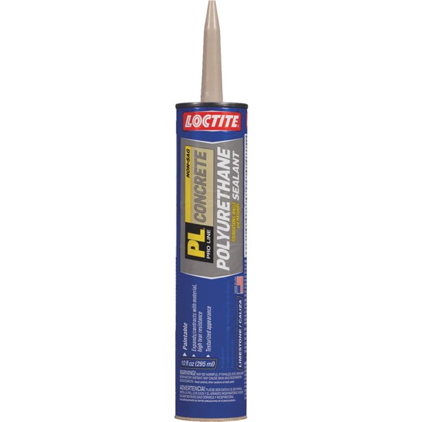 Loctite Pl 10.2 Oz Limestone Gray Concrete Sealant 1618522 Walmart