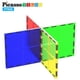 thumbnail image 4 of Set de bloques de construcción PicassoTiles PTE09 con 4 cuadrados grandes, 4 of 8