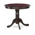 thumbnail image 3 of East West Furniture Antique 5-piece Wood Kitchen Set with 4 Chairs in Cappuccino, 3 of 4