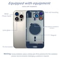 thumbnail image 2 of Reemplazo de cristal trasero ZNZHKR para iPhone 16 Pro Max 6.9" impermeable, 2 of 6