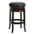 thumbnail image 2 of Home Square 29" Hamilton Swivel Bar Stool in Cappuccino - Set of 3, 2 of 3