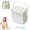 White, variant on Silicone Ice Stick Tray with Storage Caddy, Twist Release Ice Stick Mold with Lid, Reusable Long Ice Cube Tray for Water Bottles, Tumblers, Sports Bottles, Freezer Storage Container