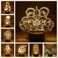 thumbnail image 1 of Luz de noche LED 3D de Anime Naruto para niños, figuras de Anime de juguete, modelo Uzumaki Kakashi, lámpara de mesita de noche para decoración de dormitorio, regalo de cumpleaños para niños, 1 of 5