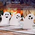 thumbnail image 4 of Ghost Table Tray Decoration, White Cute Ghost Table Sign Lightweight Decorative 3Pcs  For Party, 4 of 8