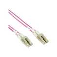 thumbnail image 2 of Black Box Connect - Patch cable - LC multi-mode (M) to LC multi-mode (M) - 3 m - fiber optic - duplex - 50 / 125 micron - OM4 - erika violet, 2 of 2