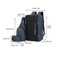 thumbnail image 2 of pstuiky Mochila de tres piezas. Mochila escolar con puerto USB de gran capacidad. Ideal para la escuela y viajes. Bolsa para computadora portátil para hombres y mujeres., 2 of 2