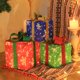 thumbnail image 5 of Zimtown 3 Juegos de Cajas de Regalo Iluminadas Decoraciones Navideñas Cajas de Regalo Navidad LED60 Luz para Decoración Interior y Exterior, 5 of 8