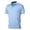 Sky Blue, variant on Mens Basic Polo Shirts Golf Sports Short Sleeve Button Lapel Breathable Business T-Shirts Beige L