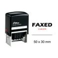 thumbnail image 1 of Self Inking Shiny Date Stamper With Faxed Text Ofiice Stationery Rubber Stamp S-827D, 1 of 1