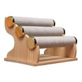 thumbnail image 1 of Organizador de joyas de 3 niveles, soporte para pulseras, expositor desmontable Gris, 1 of 6