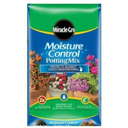 Miracle-Gro 76151300 Moisture Control Potting Mix, 1 cu. ft