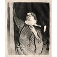 thumbnail image 2 of Henri de Toulouse-Lautrec 12x14 Black Ornate Wood Framed Double Matted Museum Art Print Titled: Aristide Bruant (1893), 2 of 5