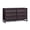 Black, variant on Teamson Home Hatteras 6-Drawer Dresser, Walnut