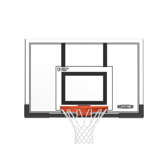 Lifetime New Indoor/Outdoor Basketball Backboard and Rim Combo Kit (50-inch Polycarbonate) - 79910