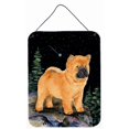 thumbnail image 1 of Carolines Treasures SS8488DS1216 Étoiles Nuit Chow Chow Aluminium Métal Mur Ou Porte Suspendu Impressions, 1 of 1