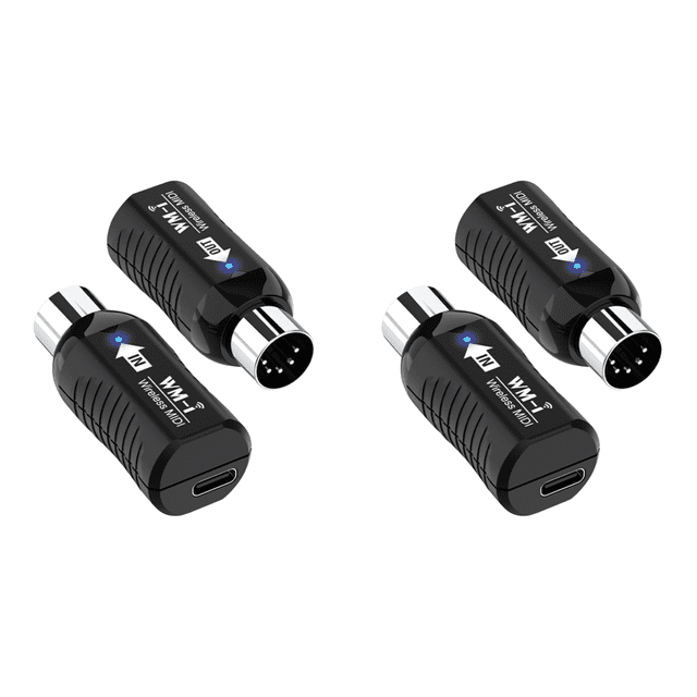 Adaptador MIDI Inalámbrico Mini Transmisión Inalámbrica para Guitarra Eléctrica