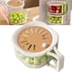 thumbnail image 2 of 2 en 1 Escurridor y Conservador Nuevo Recipiente Multifuncional para Lavar Frutas y Verduras con Colador Lavadora de Frutas Escurridor Juego de Recipientes con Tapa y Asa Utensilios de Cocina, 2 of 4