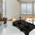 thumbnail image 4 of Parrilla Estufa De Mesa Aksi 2 Quemadores Negro Acero Inoxidable, 4 of 4