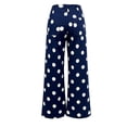 thumbnail image 7 of SJLDQY Wide Leg Jeans for Women High Waisted Trendy Denim Pants Polka Dot Stretchy Casual Denim Jeans with Pockets, 7 of 7