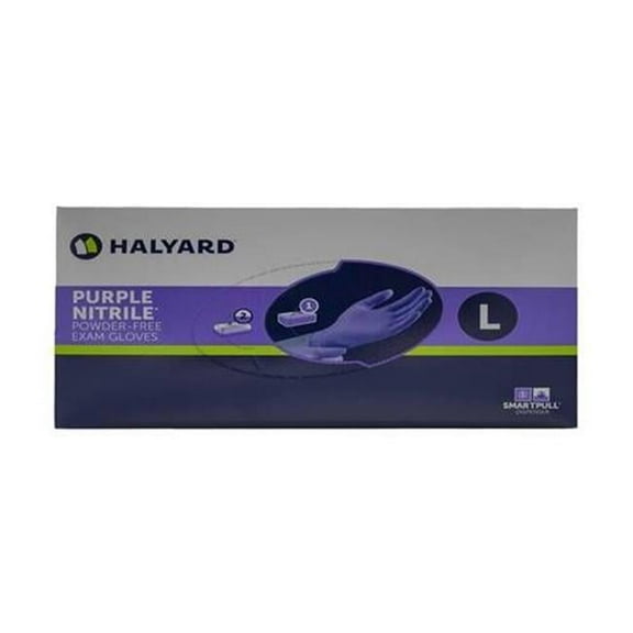 Kimberly-Clark Professional  9.5 in. Safeskin Purple Nitrile Glove - Large 100 count