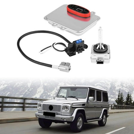 Phantom Ballast Kit Yosoo 3Pcs Xenon HID Headlight Ballast Control Unit Module Bulb Kit for Cadillac Escalade 5DV00900000 HID Ballast Control Unit ()