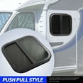 thumbnail image 3 of aqxreight Sliding Window,600x600mm RV Window Black Aluminium Alloy Sliding Window with Removable Screen for Caravan Camper Trailer RV, 3 of 7