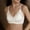 c01White, variant on Satin Bralette, Luxury Silk Full-Coverage Wire-Free Bra for Women, Lightweight Soft Comfortable Breathable Brown M
