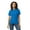 Royal, variant on B01260654 Softstyle Pique Polo Shirt for Women, Navy - Medium