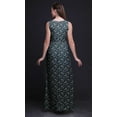 thumbnail image 4 of Bimba Leaves Ladies Printed Long Tank MaxiÂ&nbsp;DressÂ&nbsp;Resort Wear Evening Gown-XXX-Large, 4 of 5