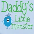 thumbnail image 2 of CafePress - Daddy's Little Monster Body Suit - Baby Light Bodysuit, Size Newborn - 24 Months, 2 of 4