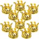 thumbnail image 1 of Gold Star Foil Inflatable Birthday Crowns Party Headwear Balloon Accessories for Festival Celebrations Photo Props 10pcs Set, 1 of 1